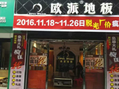 四川蒼溪?dú)W派地板專(zhuān)賣(mài)店11.18特惠活動(dòng)