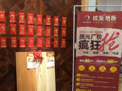 西寧歐派地板專(zhuān)賣(mài)店11.18特惠活動(dòng)