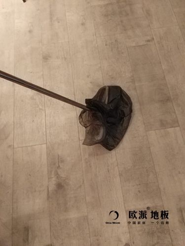 清理地板上的頭發(fā)，這效果...